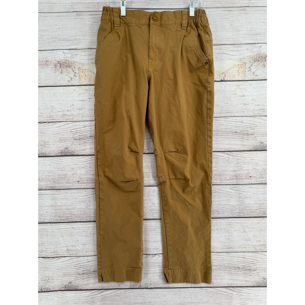 Kathmandu Hiking Adventure Pants Mens Large Brown Elastic Waist Stretch